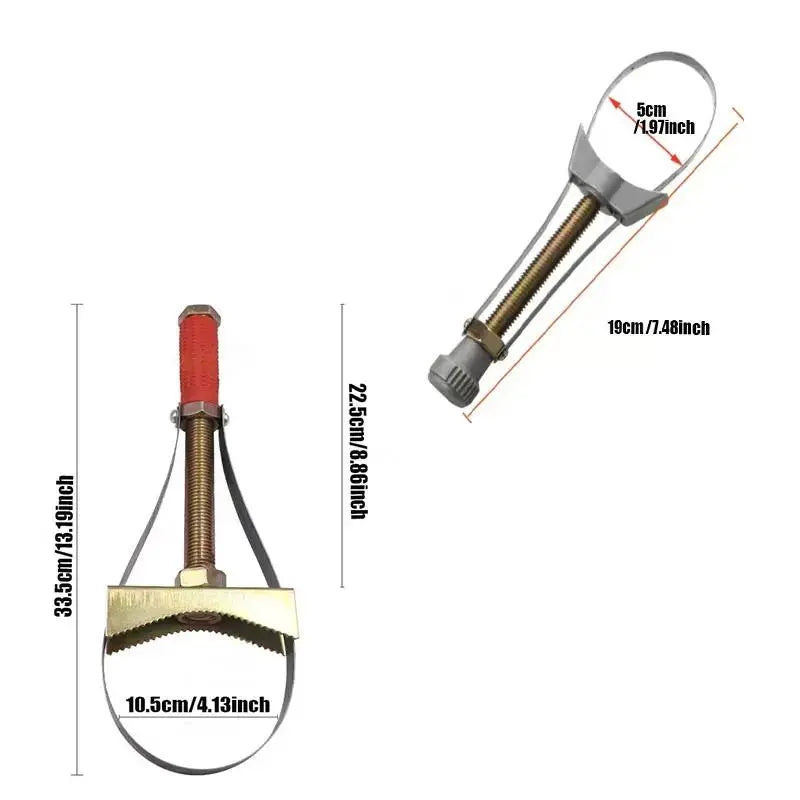 New Adjustable Steel Band Oil Filter Wrench