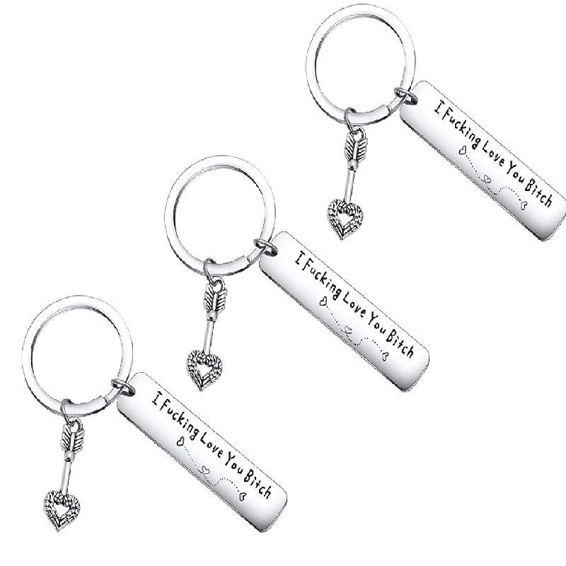 Funny Engraved Love Keychain