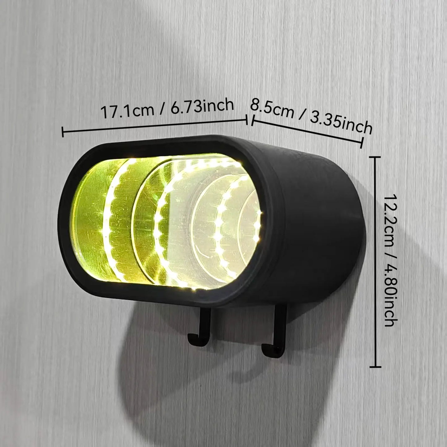 🏎️ Infinite Mirror Tunnel Car Display Key Holder Light