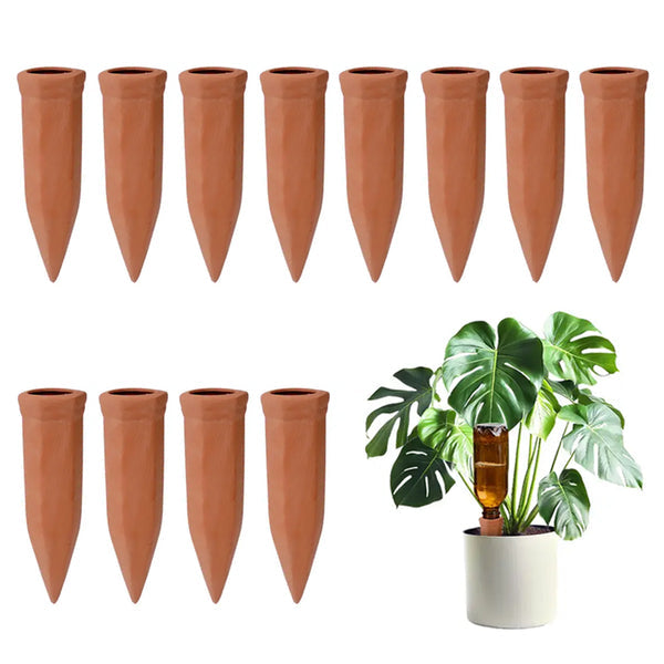Tyiiplus™ Self-Watering Terracotta Plant Spikes Pack