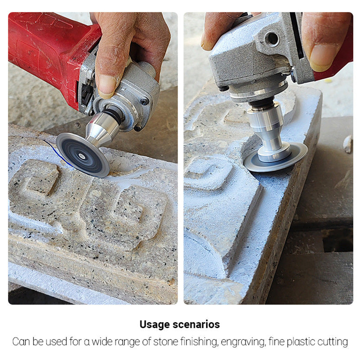 Professional 50mm (2") Diamond Grinding & Cutting Disc with RemovabIe FIange for Tile & Stone