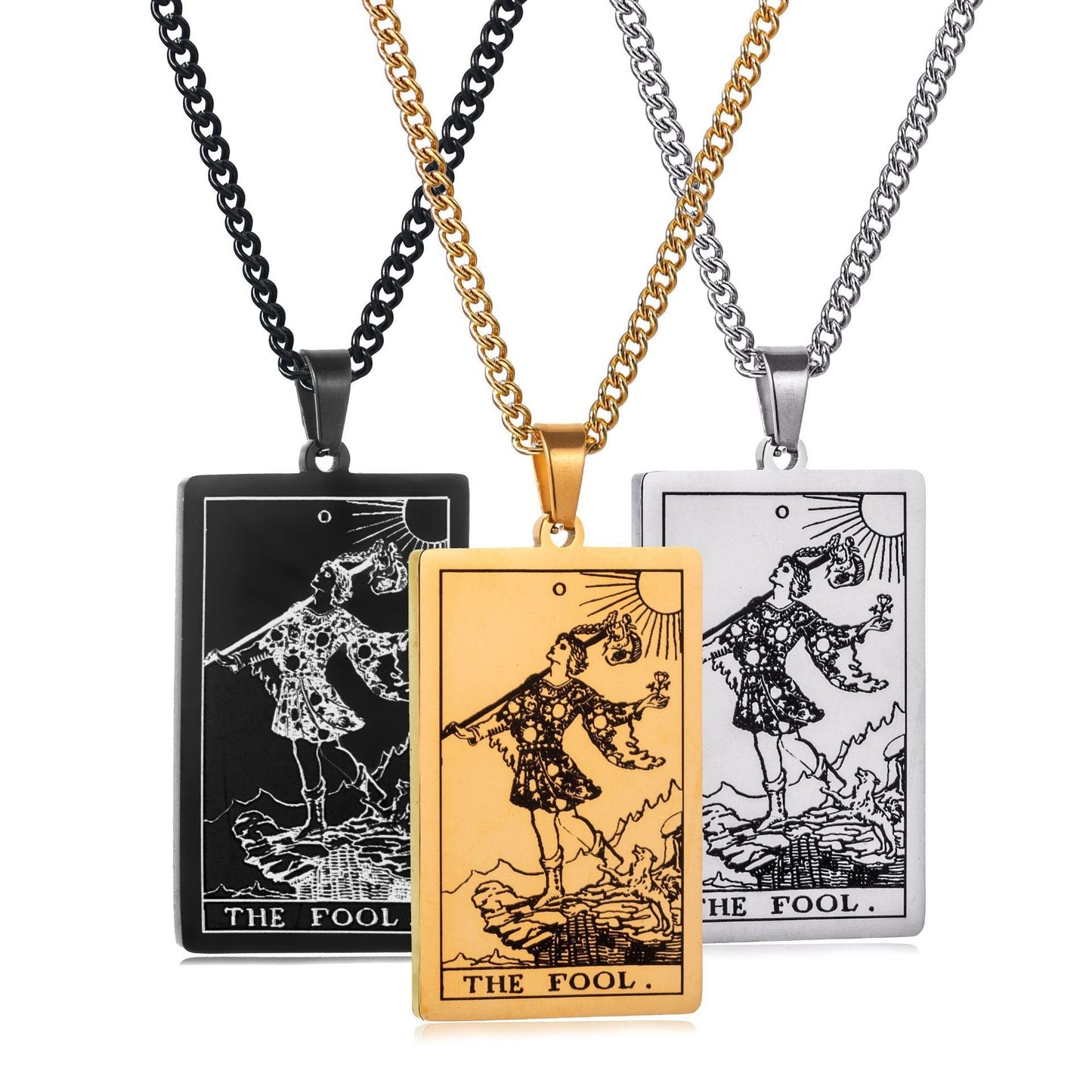 ๐ฎ Mystical Tarot Card Pendant Necklace