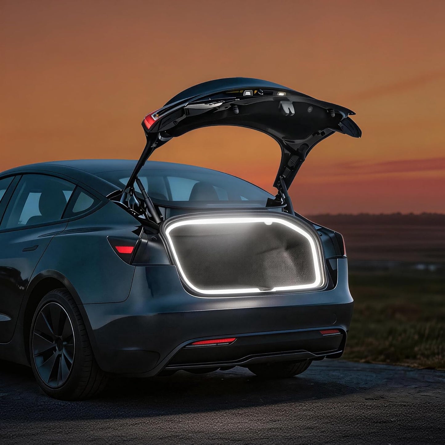 Dynamic Flowing Car Trunk Ambient Light Strip