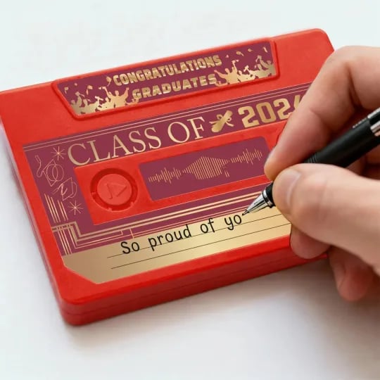 ๐ Voice Recordable Graduation Greeting Card