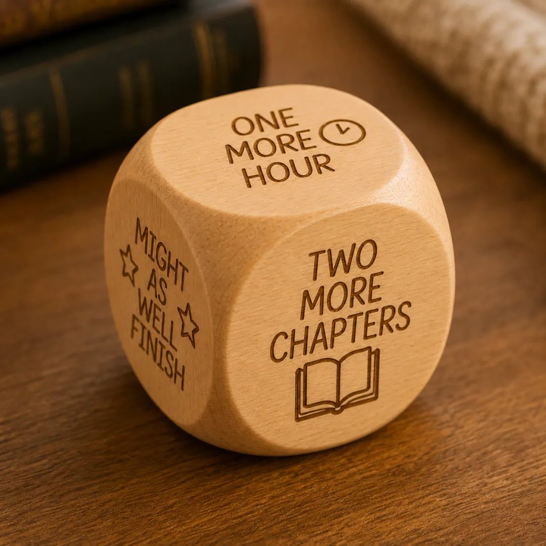 🎲Wooden Reading Decision Dice