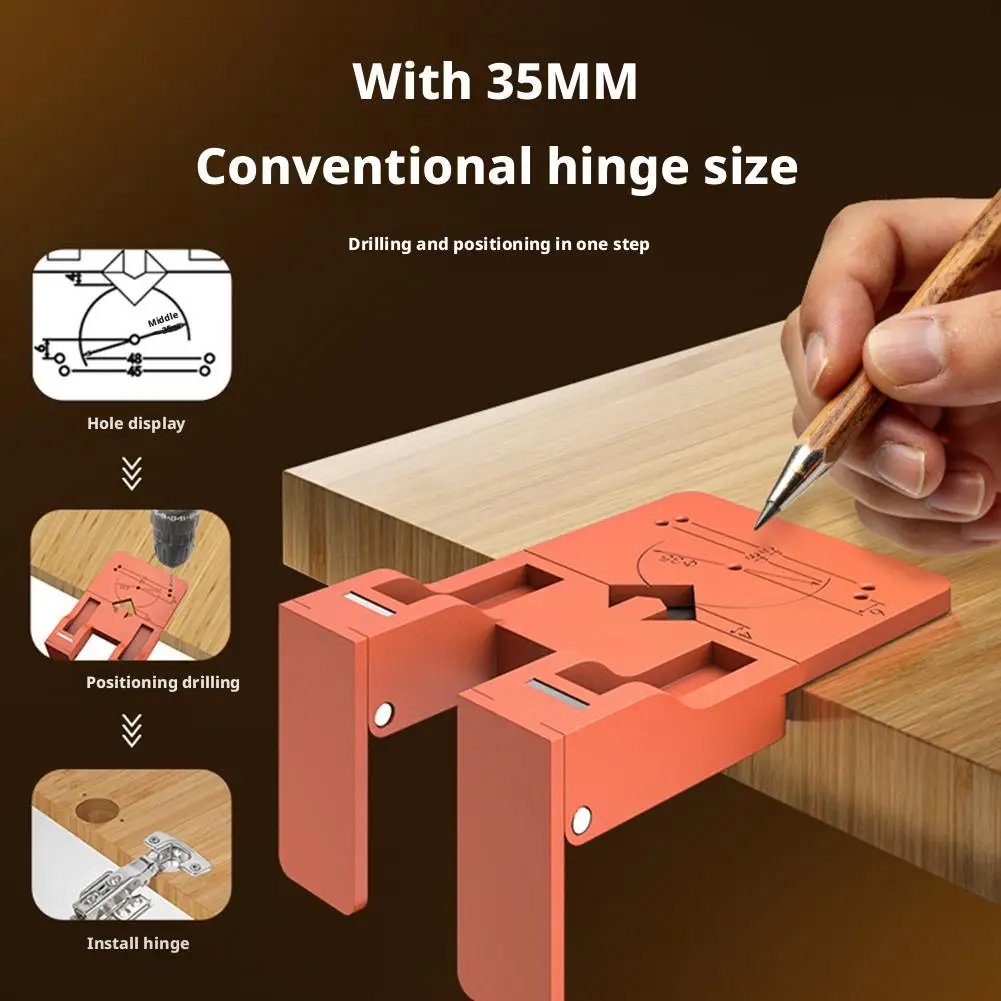 Magnetic Positioning Hinge Mounting Limit Plate