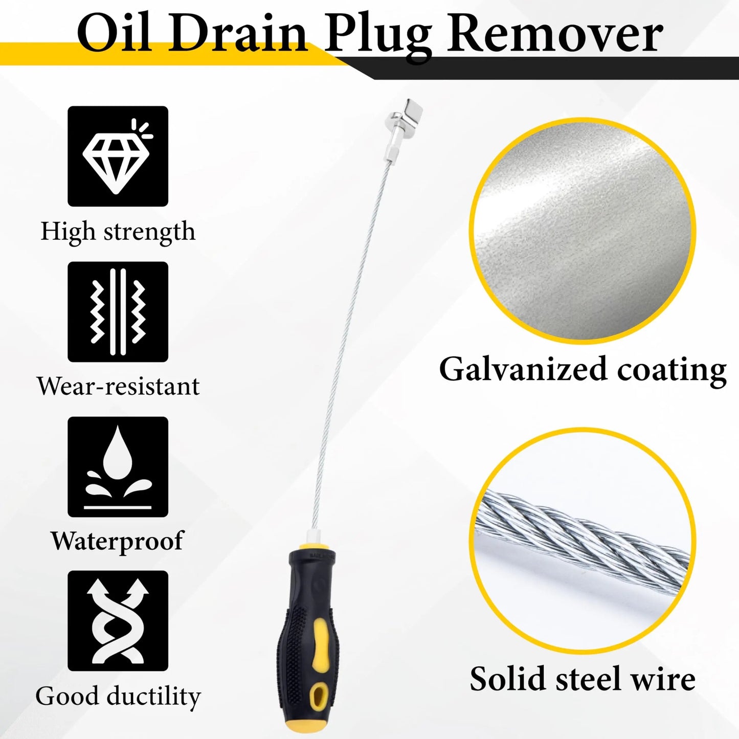 🔥Strong Magnetic Oil Drain Plug Remover Tool
