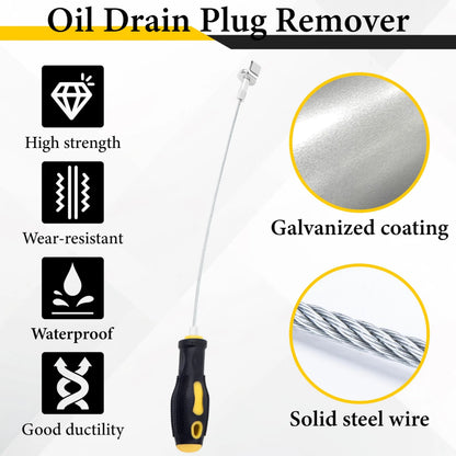 🔥Strong Magnetic Oil Drain Plug Remover Tool