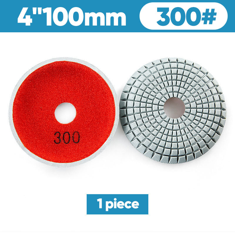 TYIIPLUS™ Bowl-Shaped Diamond Polishing Pads | Single Pad & 7PCS Set for Granite, Marble, Quartz & Stone Wet Polishing