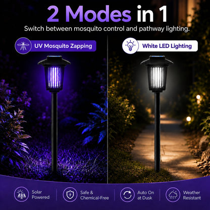 Solar Mosquito Zapper Path Light