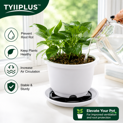 TYIIPLUS™ Plant Pot Riser Stand for Better Drainage & Healthy Roots