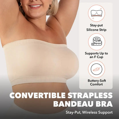 🔥Convertible Strapless Bandeau Bra