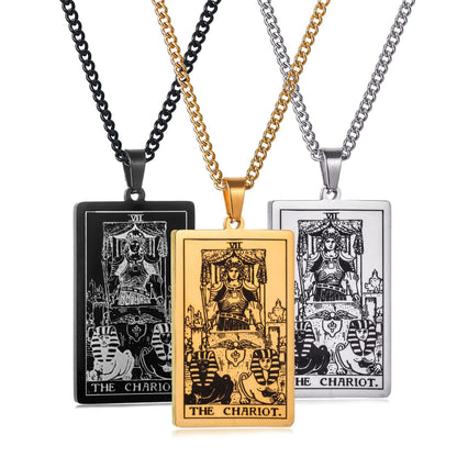 🔮 Mystical Tarot Card Pendant Necklace