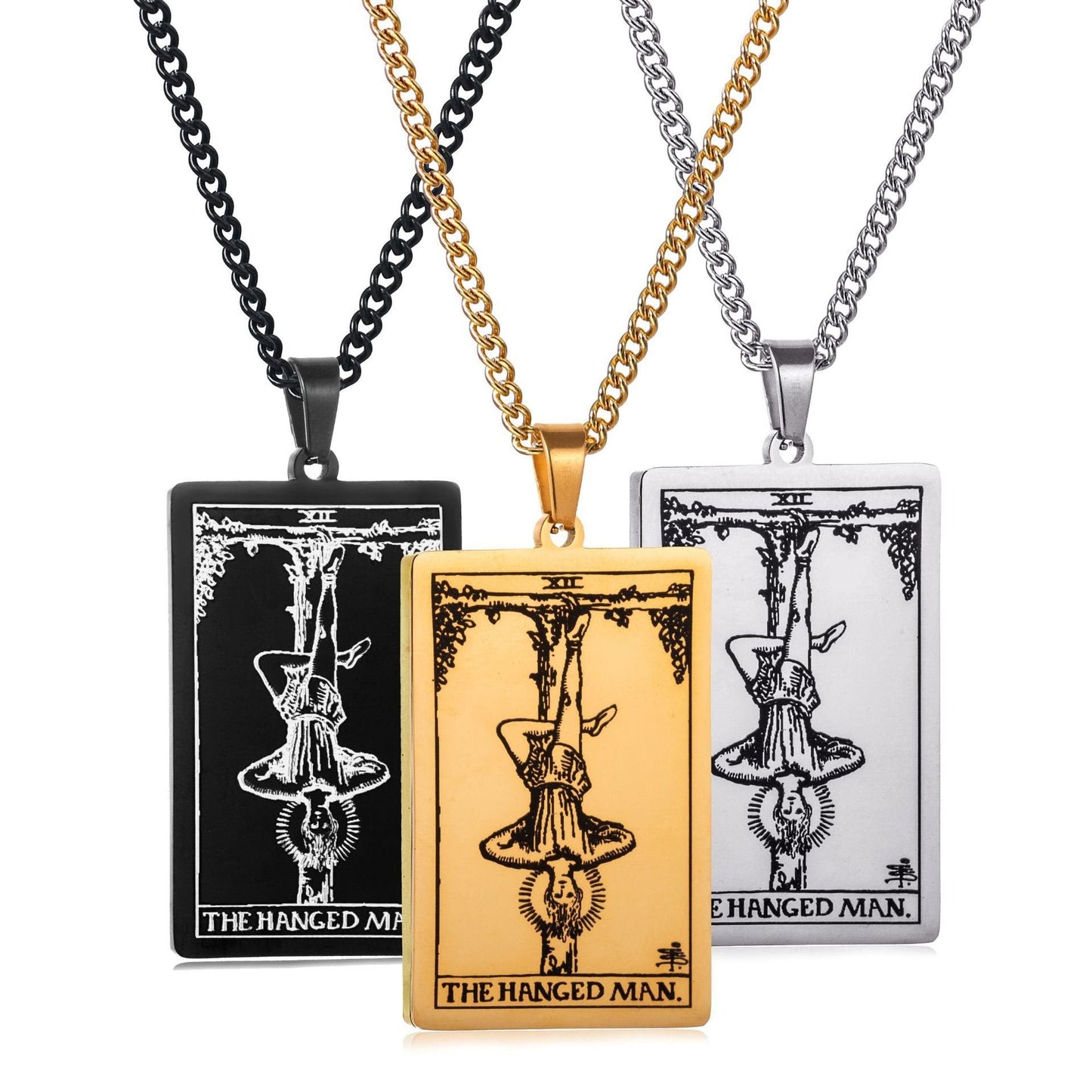 🔮 Mystical Tarot Card Pendant Necklace