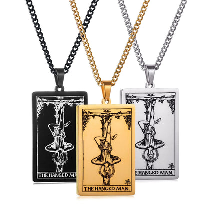 🔮 Mystical Tarot Card Pendant Necklace