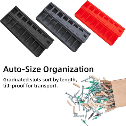 M3 Screw Organizer – Precision Bolt Sorter Tray with 7 Measuring Slots