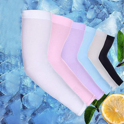 UPF 50+ Cooling Arm Sleeves - Ultimate Sun Protection & Instant Ice-Cool Comfort for All Outdoor Activities