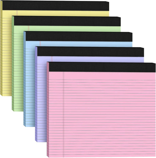 TYIIPLUS™ Color Legal Writing Pads – Wide Landscape Notepads with Perforated Pages, Thick Backing & No-Bleed Paper