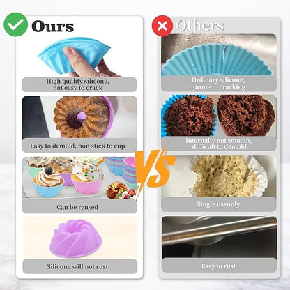 TYIIPLUS™ Silicone Pumpkin Baking Cups Set