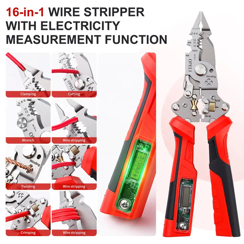 🔥Free Shipping🔥TYIIPLUS™ 16-in-1 Wire Stripping Pliers
