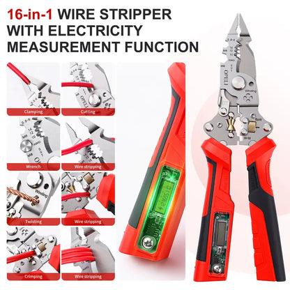 🔥Free Shipping🔥TYIIPLUS™ 16-in-1 Wire Stripping Pliers