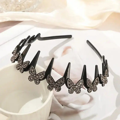 TYIIPLUS™ Crystal Butterfly Hair Hoop Headband