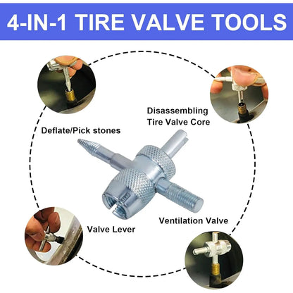 TYIIPLUS™ 14-Piece Set Quick Change Tire Valve Tool Kit
