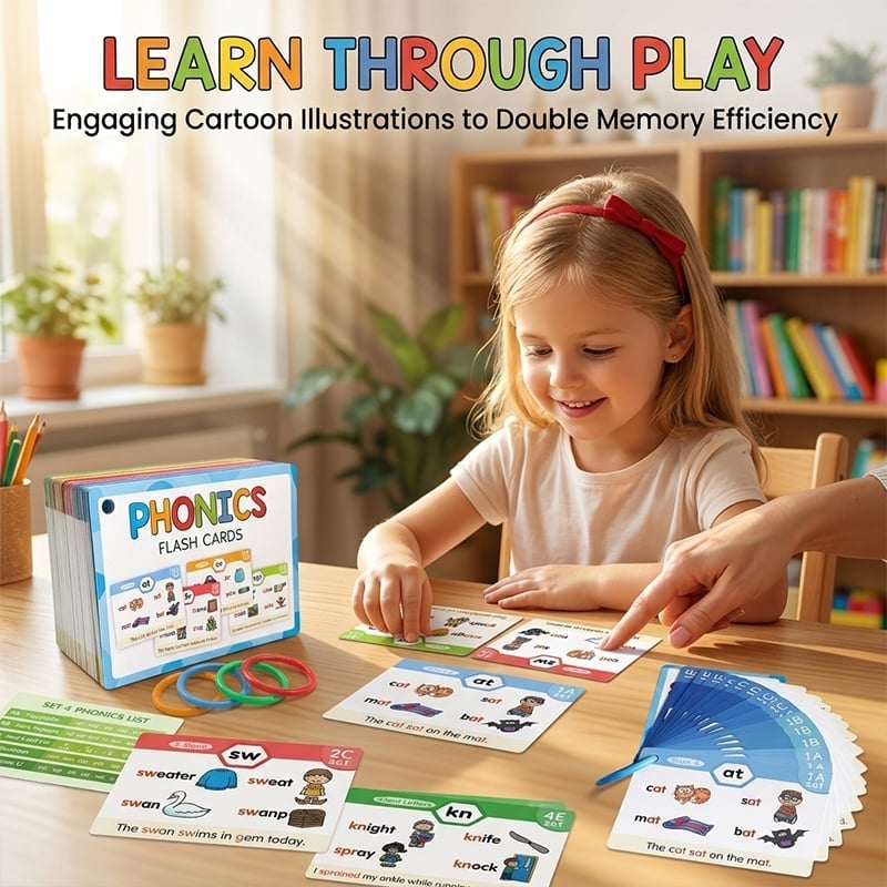 Phonics Flashcards Set