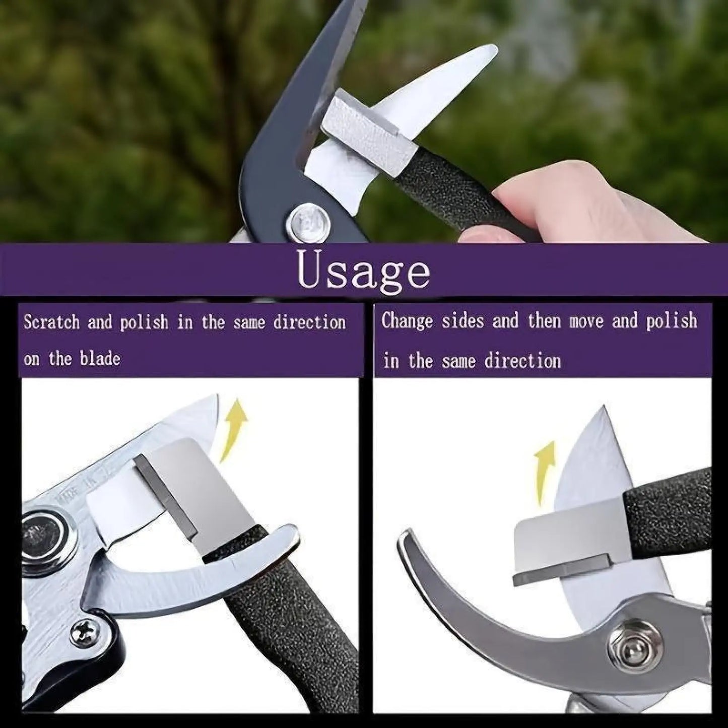 TYIIPLUS™ 2PCS Professional Knife & Garden Tool Sharpener Set