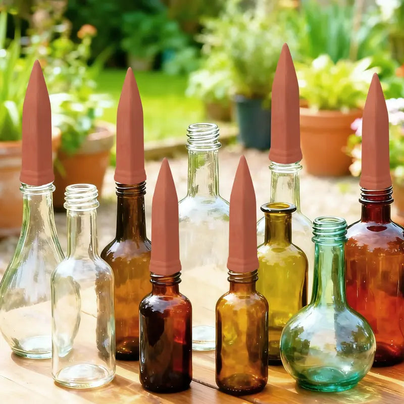 Tyiiplus™ Self-Watering Terracotta Plant Spikes Pack
