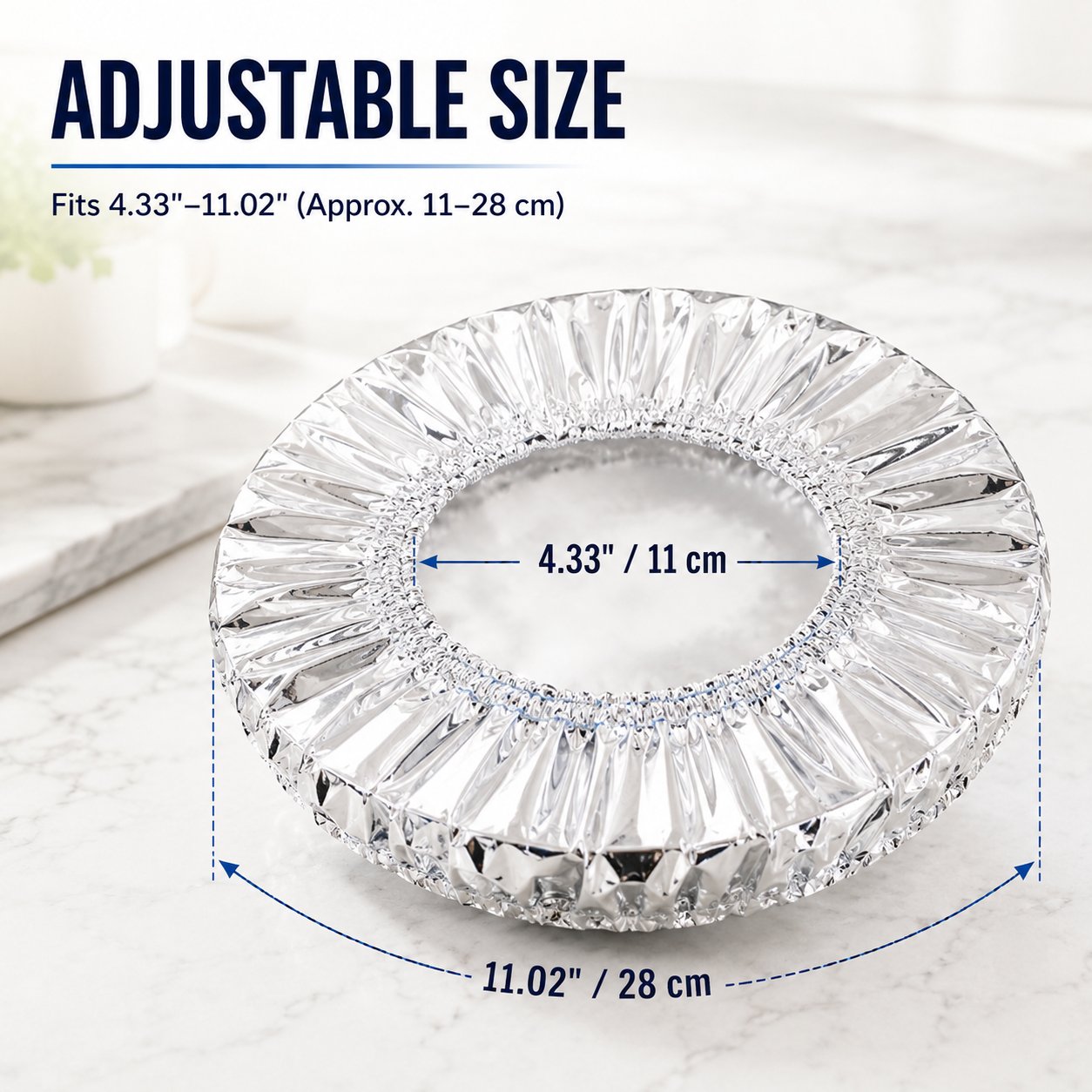 Reusable Foil Food Covers – Airtight Freshness & Bug Protection
