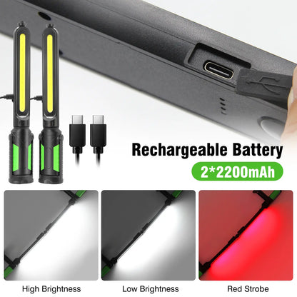 TYIIPLUS™ 2400LM Rechargeable LED Work Light Bar