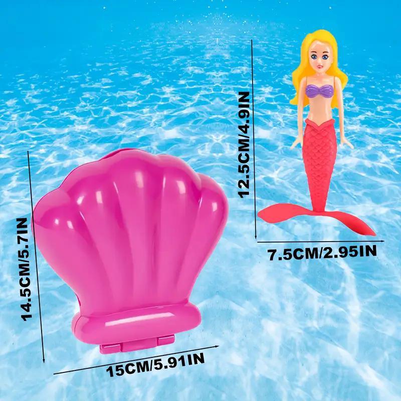 TYIIPLUS™ Colorful Mermaid Dive Toys Set (4-Pack)