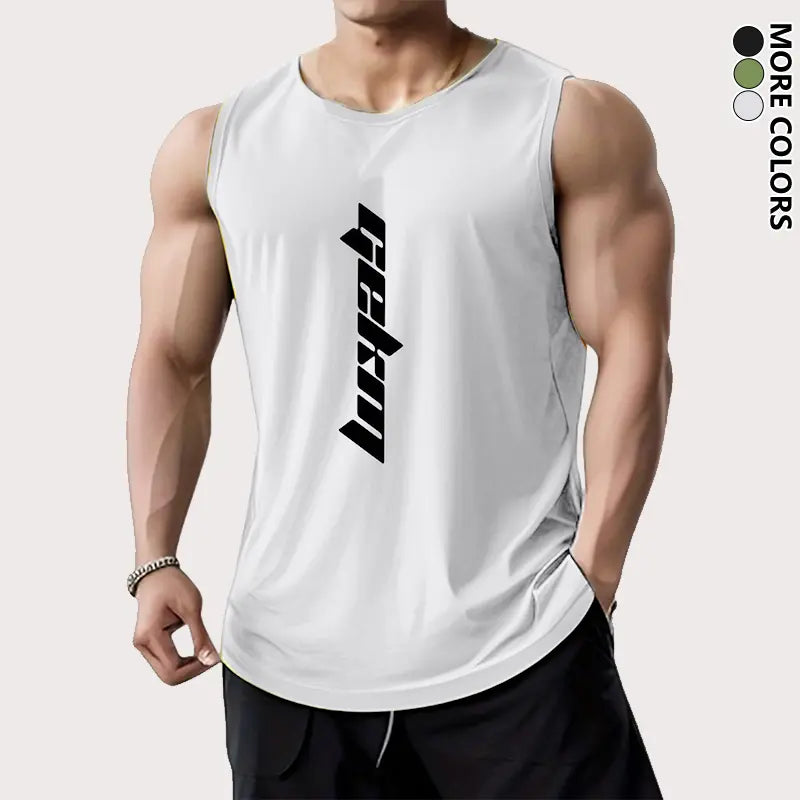 Men’s Quick-Dry Gym Tank Tops – Breathable Sleeveless Workout Shirts for Running, Training & Summer Casual Wear