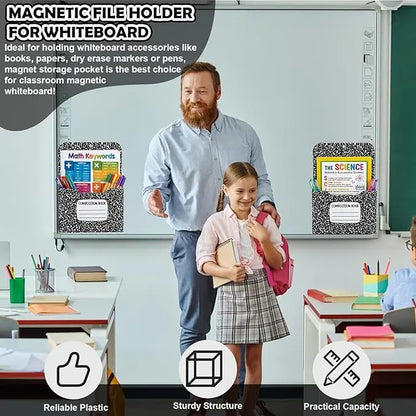 TYIIPLUS™ Magnetic File Organizer for Whiteboards & Walls