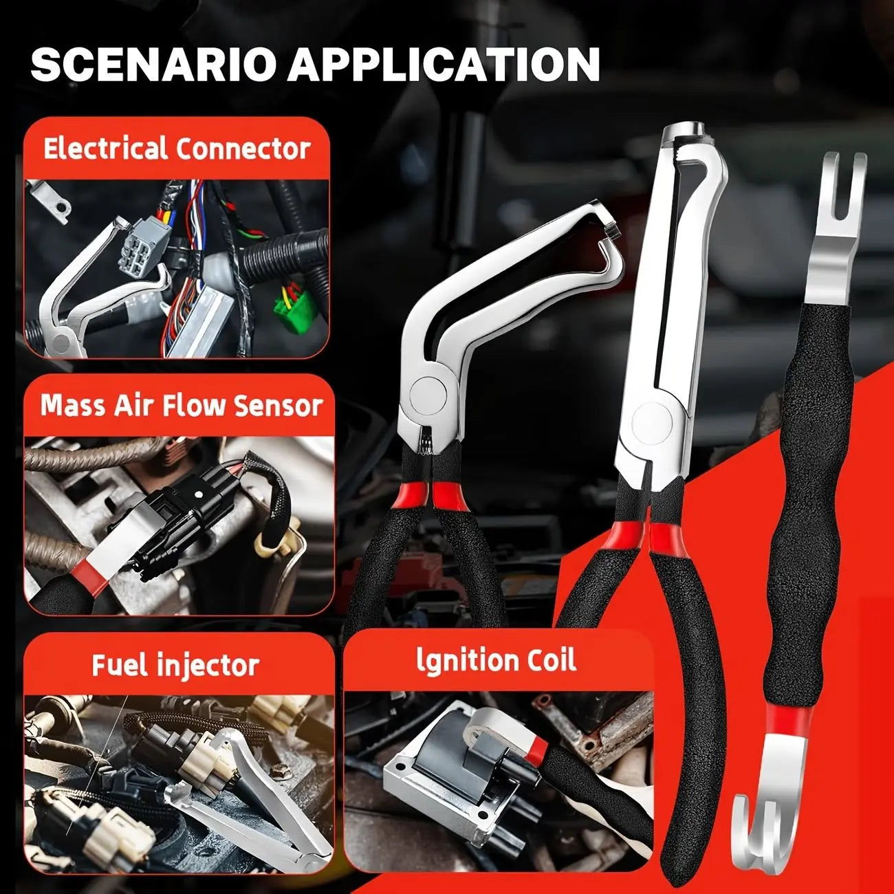 🔥Free Shipping🔥TYIIPLUS™ 5PCS Automotive Electrical Disconnect Pliers Tool Set