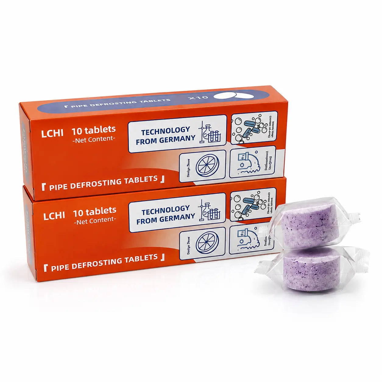 TYIIPLUS™ Multi-Functional Pipe Cleaner Tablets – Drain, Washer & Septic System Cleaning Tablets | Odor Eliminator, Clog Remover & Descaler