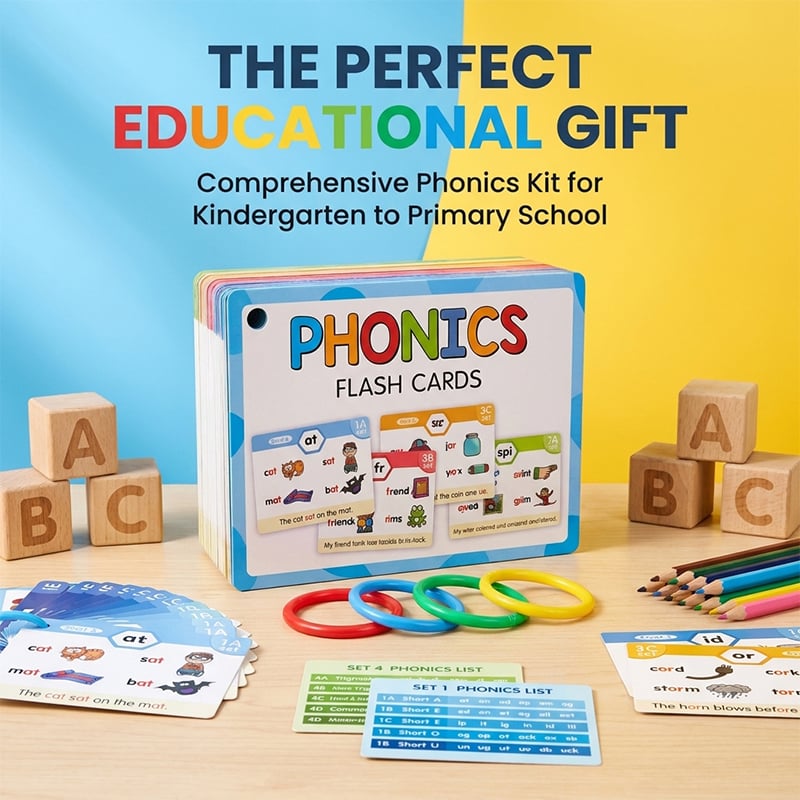 Phonics Flashcards Set