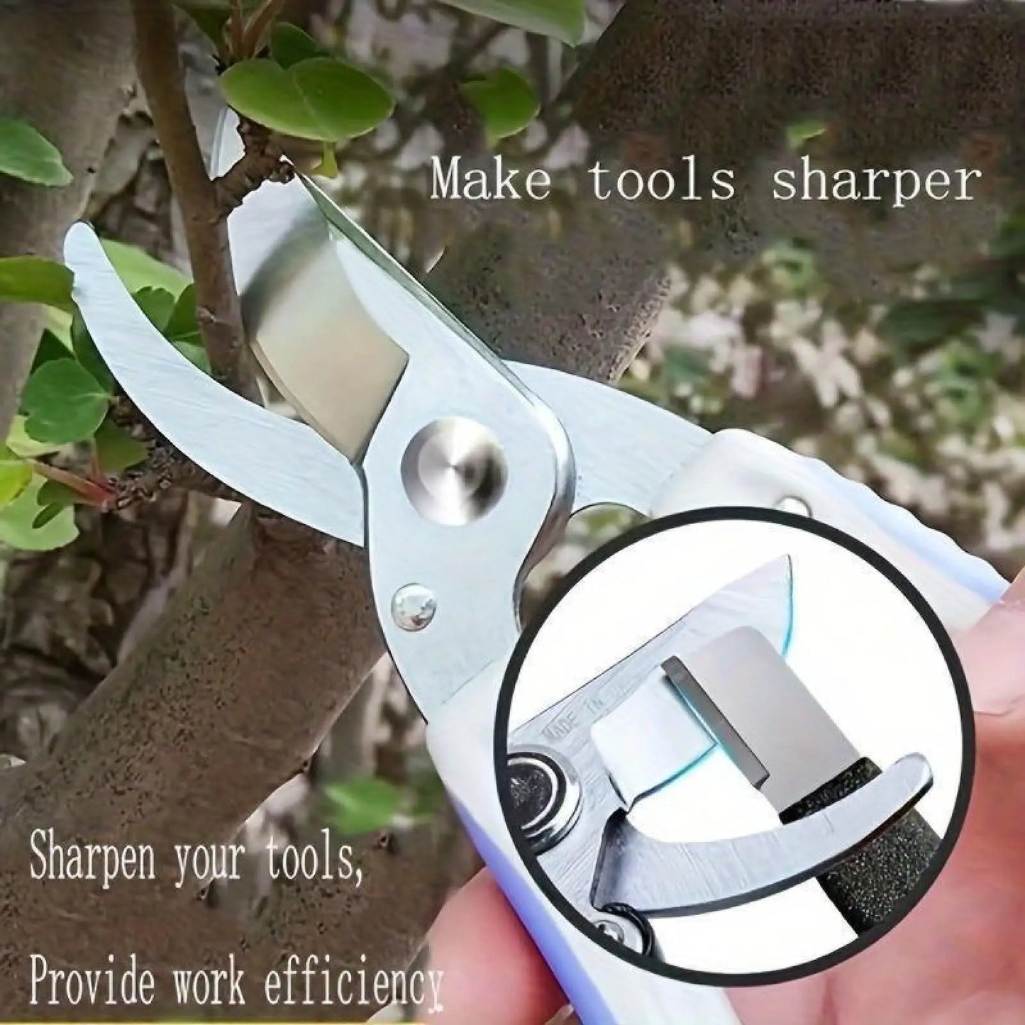 TYIIPLUS™ 2PCS Professional Knife & Garden Tool Sharpener Set