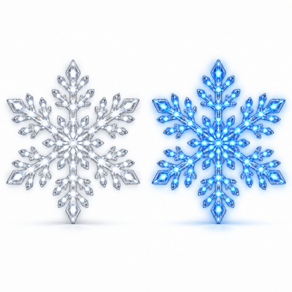 ❄️TYIIFIND LED Snowflake Wall Light Set (12 Pcs)