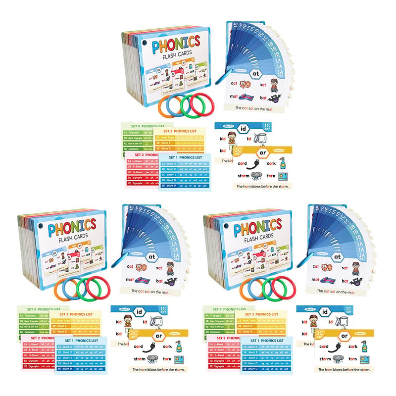 Phonics Flashcards Set
