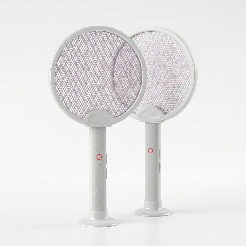 TYIIPLUS™ Foldable Electric Fly Swatter Racket 3000V – USB Rechargeable 2-in-1 Bug Zapper & UV Mosquito Trap, 1200mAh