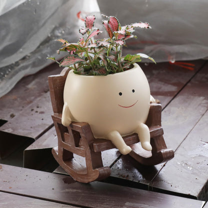 Smiley Face Planter Pot