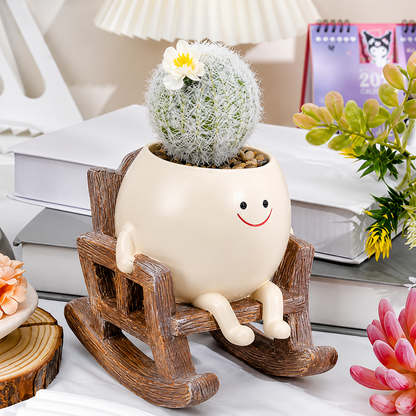 Smiley Face Planter Pot