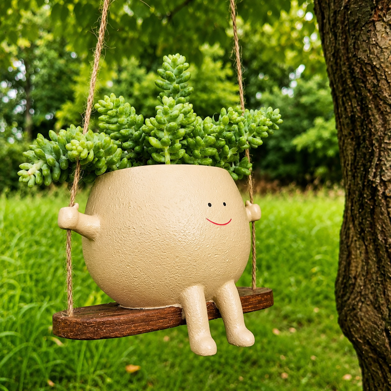 Smiley Face Planter Pot
