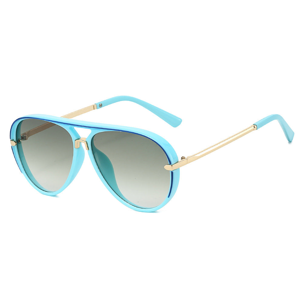 Retro Oversized Aviator Sunglasses