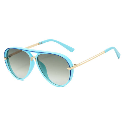 Retro Oversized Aviator Sunglasses