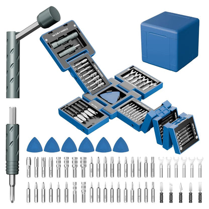 TYIIFIND 55 in 1 Magnetic Screwdriver Set, Cube Tool Kit