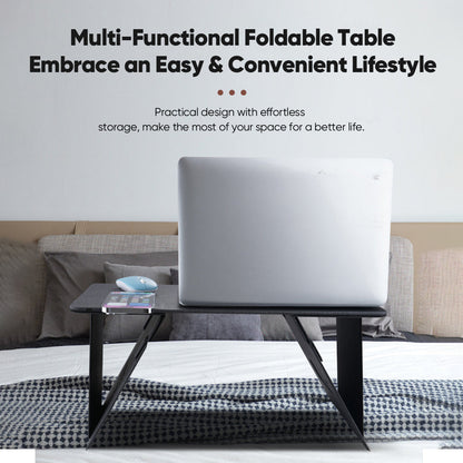 TYIIPLUS Ultra-Slim Foldable Laptop Desk with Integrated Wireless Charging