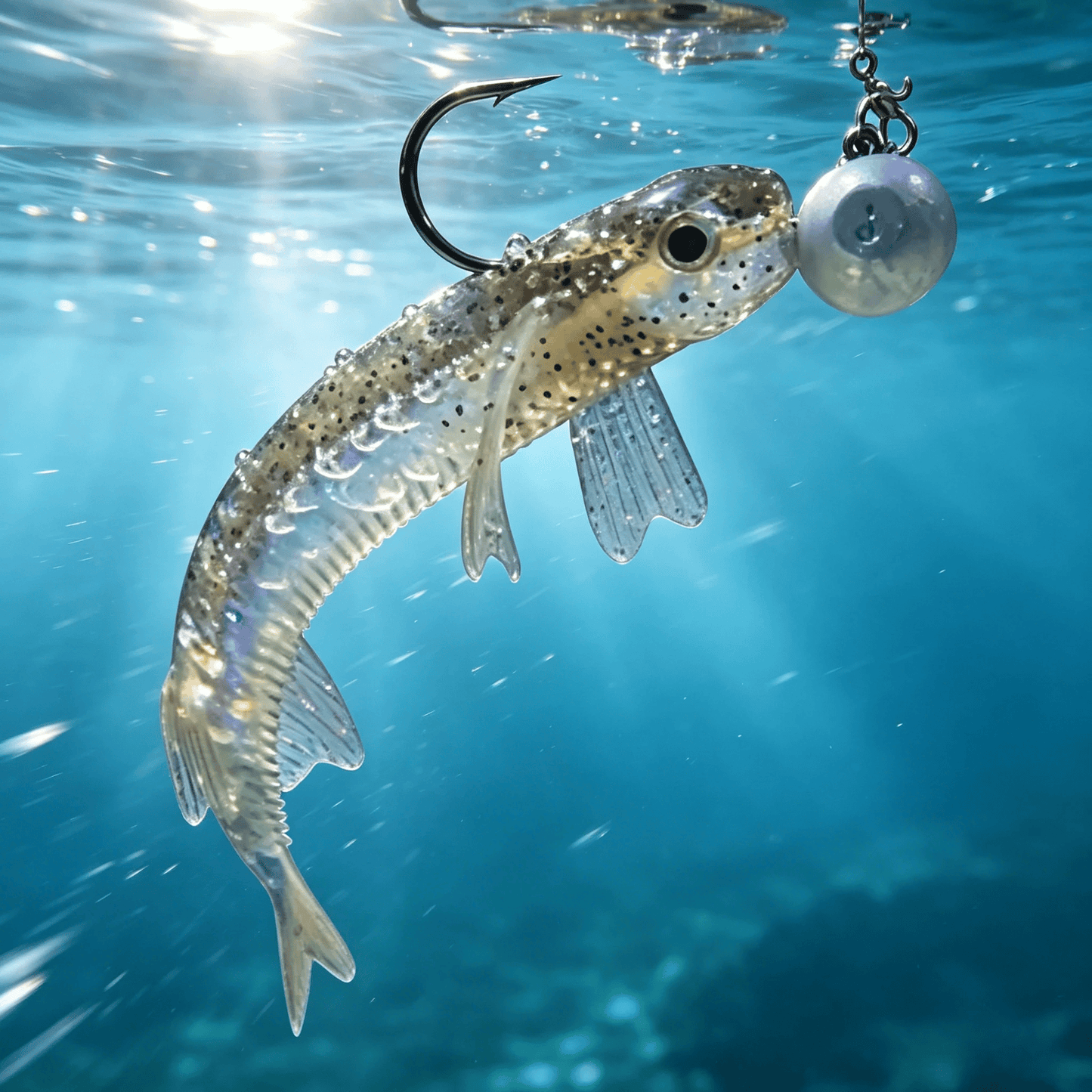 🐟️Realistic transparent fishing lure🎣
